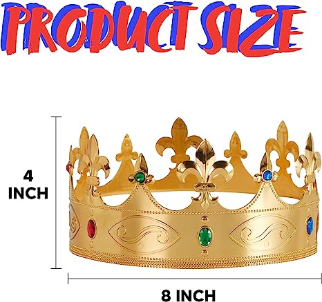 Gold Regal King Crown