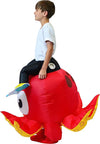 Inflatable Ride-On-Octopus Costume - Child