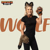 Adult Wolf Fox Tail Accessories Set - Brown
