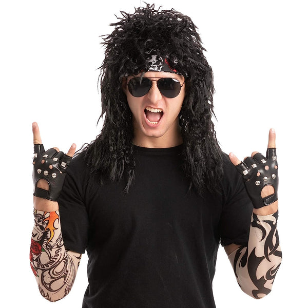 Rocker Wig Set Role Play Cosplay Kit - Adult