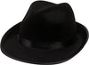 Black Gangster Hat, 3 Pcs - Adult