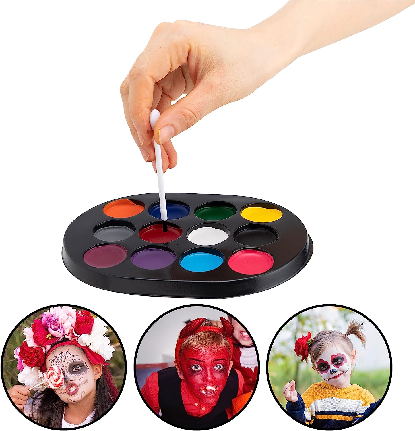 20 Pcs Halloween Family Makeup Kit- SPOOKTACULAR