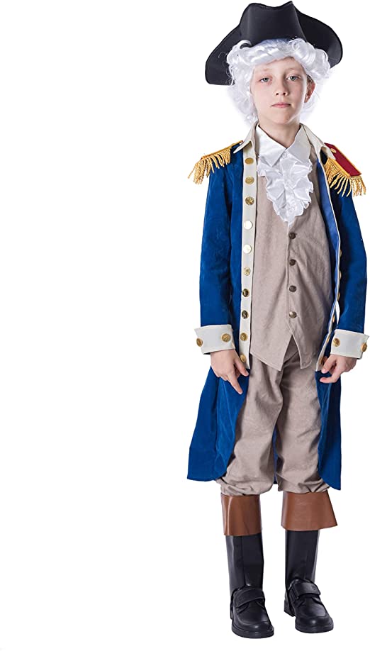 George Washington Costume Set For Cosplay