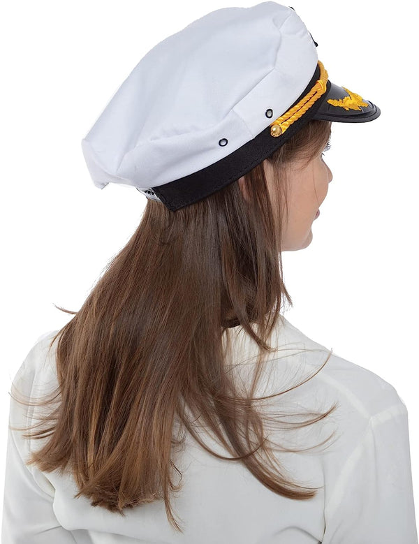 Yacht Captain Hat Costume Accessories Set