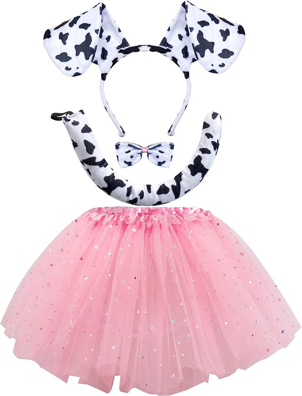 Dalmatian Accessories Set with Tutu, Ears and Tail - Child