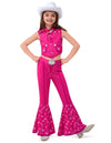 Halloween Girls Pink Cowgirl Costume