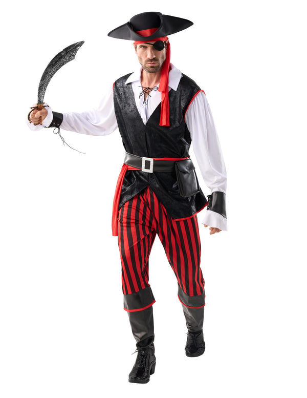 Pirate Costume Men for Halloween Costume