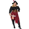 Plus Size Pirate Costume Women Halloween Costumes with Pirate Hat