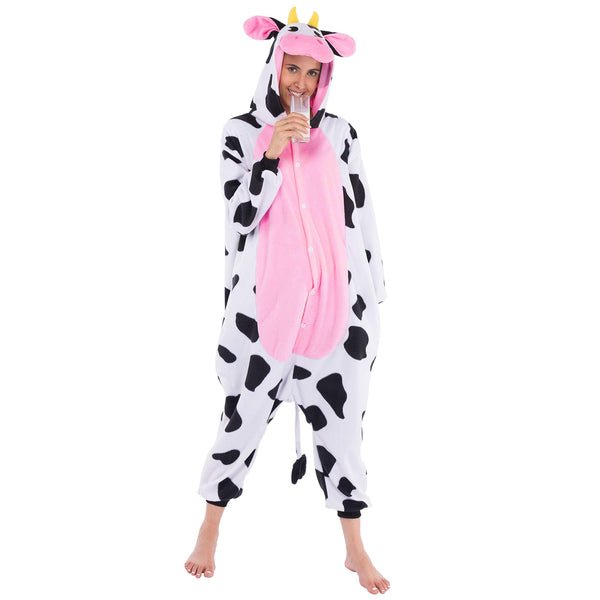 Halloween Cow Pajama - Adult Unisex Cow Costume