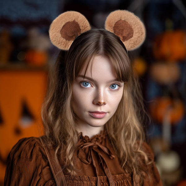 Bear Ear Headband for Adults Kids