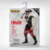 Men Pirate Costume, Beige