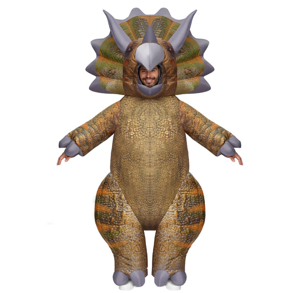 Realistic Triceratops Blow Up Dinosaur Costumes