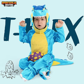 T-Rex Costume, Dinosaur Jumpsuit for Toddler and Child