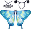 Adult Women Butterfly Wings -Cold color