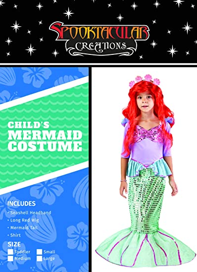 Child Girl Mermaid Costume