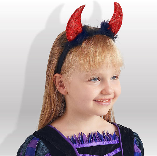 Red Devil Horns Headband