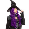 Women Long Purple Curly Wig Cosplay Kit - Adult