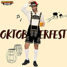 Spooktacular Creations Men’s German Bavarian Oktoberfest Costume Set