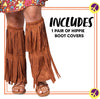 Adult Hippie Fringe Boot Covers