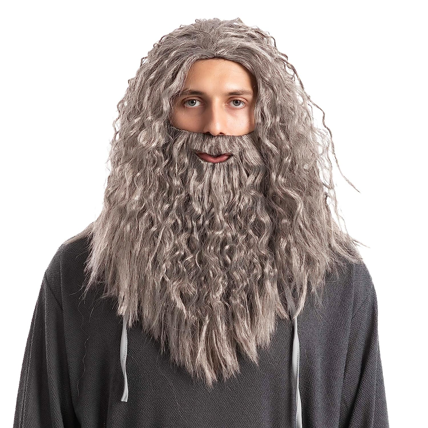 mens grey wig fancy dress Grey Wig and Mustache - Salt and Pepper Hair Old Person Gr...Wigs and Mustache Old Man Costume Accessories Set for Boys and Girls