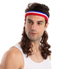Men Mullet Wig Cosplay - Adult, 2 Pcs