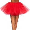 Halloween Women Tutu Skirt Costume, Red