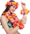 Hawaiian Dancer Cosplay Costume Set in Warm Colors
