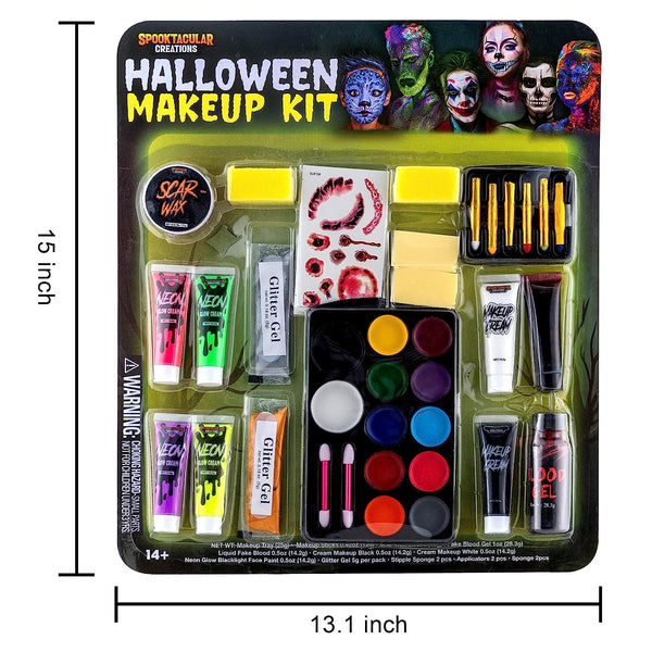 Cosplay Makeup Kit with Glow in the Dark Face Cream