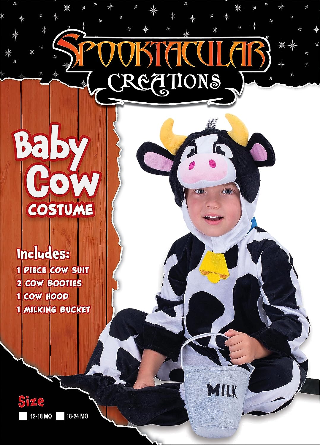 Halloween Costume Newborn Spooktacular Creations Baby Cow Costume