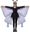 Girl Purple Starry Butterfly Costume