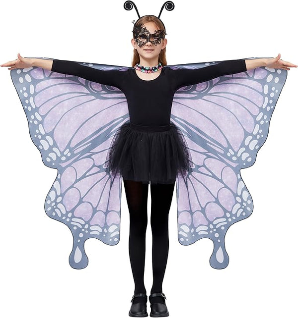 Girl Purple Starry Butterfly Costume