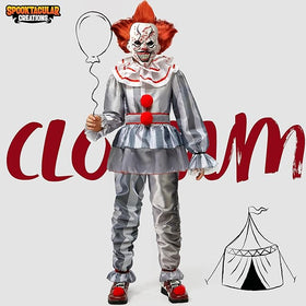 Halloween Boy Scary Clown Costume
