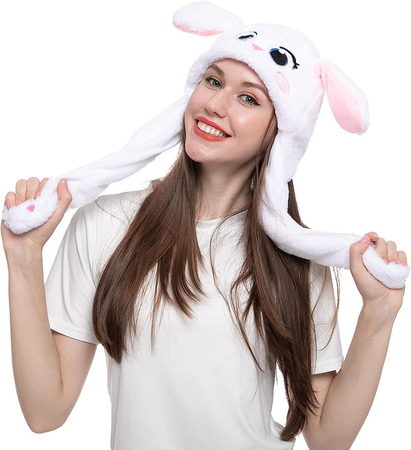 Jumping Hat with Moving Ears (Bunny, Panda, Puppy), 3 Packs