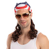 Men Mullet Wig Cosplay - Adult, 2 Pcs