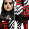Halloween Girls Evil Clown Costume