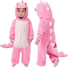 Halloween Baby Dinosaur Pajama, Pink