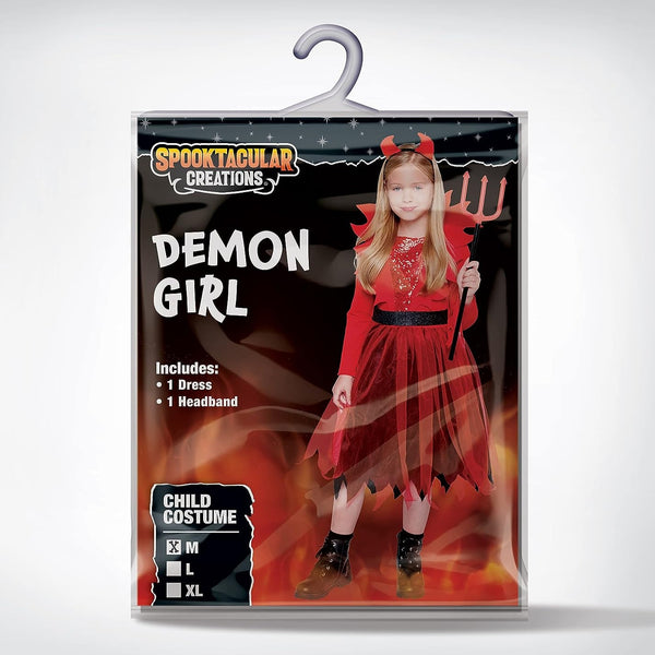 Spooktacular Creations Girl Devil Costume Dress
