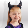 Black Devil Horns Headband