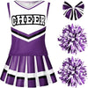 Cheerleader Costume for Girls, Purple