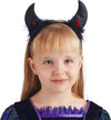Black Devil Horns Headband