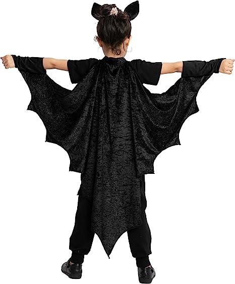 Girl Vampire Bat Wings Costume Cosplay- Child