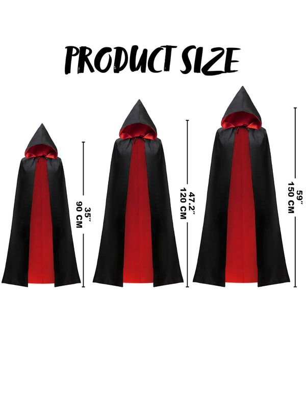 Adult Unisex Vampire Costume Accessories Halloween Vampire Cape