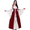 Burgundy Halloween Renaissance Costume Women