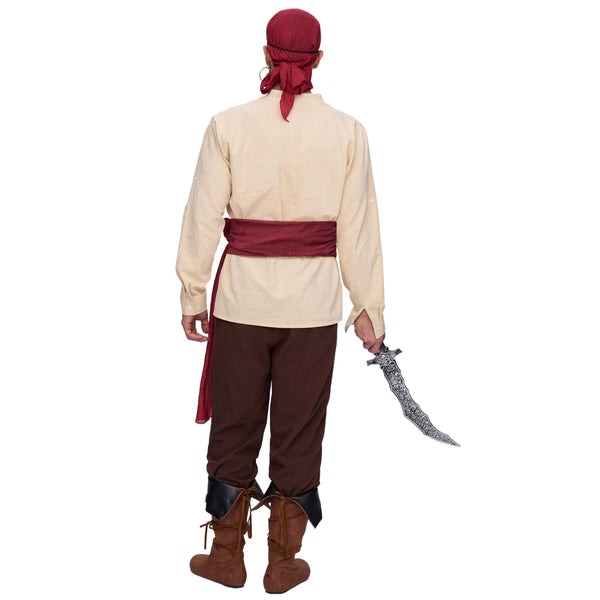 Adult Halloween Costume Renaissance Medieval Viking Pirate Costume