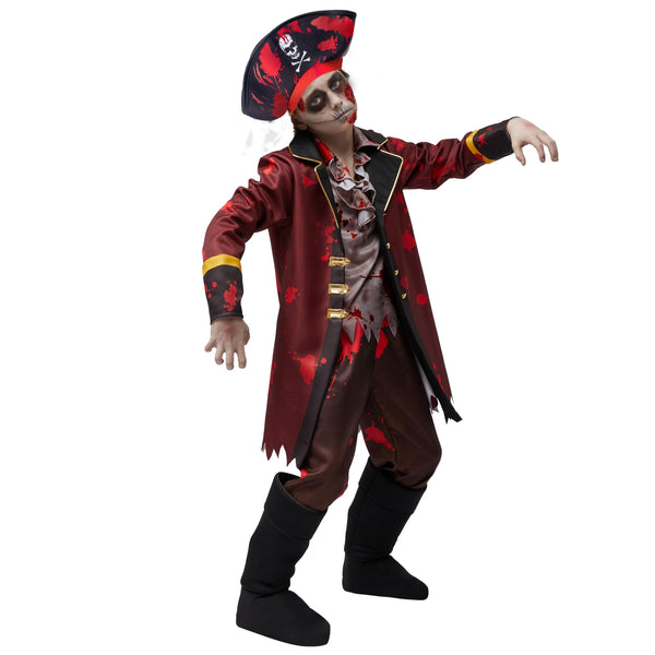 Boy Pirate Zombie Halloween Costume