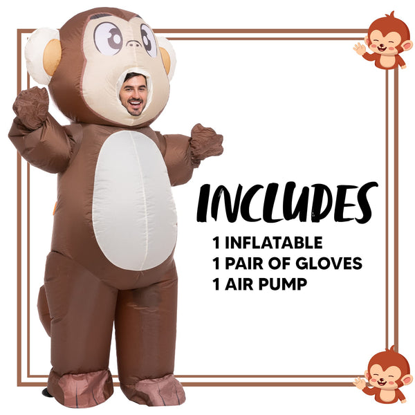 Inflatable Costume for Adult Funny Monkey Costume
