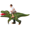 Green Digital Printing T-Rex Inflatable Ride-on Costume