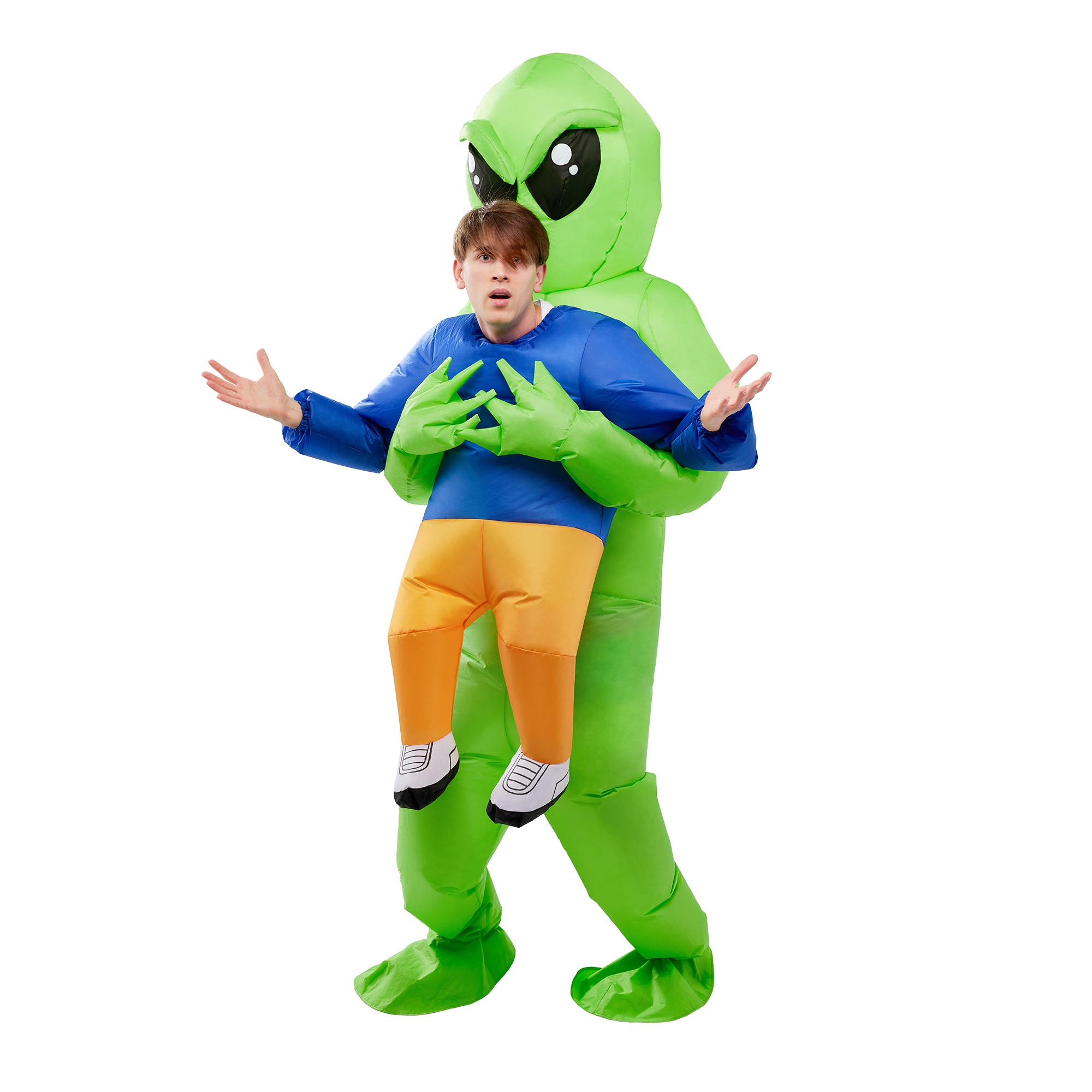 Alien Ride Alien-Ride-On-Kidnaping Inflatable Costume | Spooktacular Creations