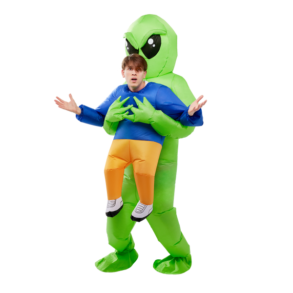 Alien-Ride-On-Kidnaping Inflatable Costume