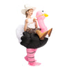 Inflatable Ride-On Ostritch Costume - Child